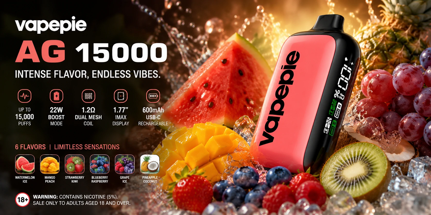 VAPEPIE AG 15000